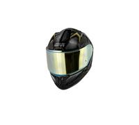 GIVI 50.9 Moto Integral Deportivo Casco Titanio Negro Dorado (NGBD)
