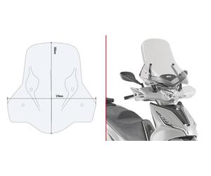 GIVI 6114DT PARABREZZA SPECIFICO TRASPARENTE PER KYMKO AGILITY 300 R16 '19-21