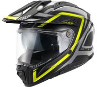 Givi 80.1 Apex, casco de aventura L (60) female Mate Negro/Gris/Amarillo Neón