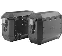 GIVI Alaska Lateral Cajas - 36lt Negro Motocicleta Atv / Utv Calle Bicicleta