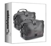 givi alforjas laterales crm106 corium negro 26 lt + soporte compatible con ducati monster s2r / 800/1000 2004 2005 2006 2007 2008 mototopgun crm106 + crm106 + t680