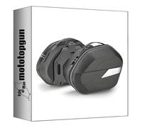 givi alforjas laterales wl900b monokey negro 50 lt + soporte compatible con honda cbf 1000 / abs 2006 2007 2008 2009 mototopgun wl900b + pl174