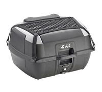 GIVI B45 BAÚL NEGRO 45LT COMPLETO CON PLACA MONOLOCK + REPOSAPIÉS Y RED