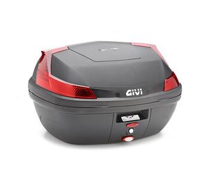 GIVI B47 BLADE Maletín superior monolock sin placa, negro-rojo