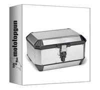 givi baúl ala56a monokey trekker alaska aluminio 56 lt + soporte compatible con honda xl 125v varadero 2001 2002 2003 2004 2005 2006 mototopgun ala56a + e213