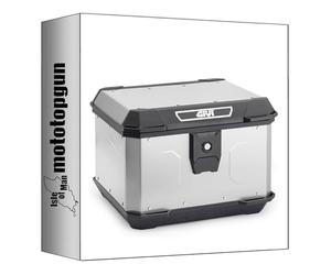 givi baúl alp44a monolock alpina aluminio 44 lt + soporte compatible con kawasaki versys 650 2022 2023 2024 mototopgun alp44a + sr4114 + m5m