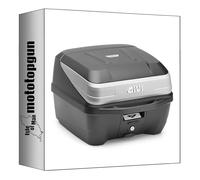 givi baúl b32n monolock plata 32 lt + soporte compatible con yamaha majesty 125-150-180 2001 2002 2003 2004 2005 2006 2007 2008 2009 2010 2011 mototopgun b32n + sr46m