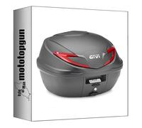 givi baúl b360n2 monolock negro 39 lt + soporte compatible con kymco downtown tcs 125 i abs 2015 2016 2017 2018 2019 2020 2021 2022 2023 2024 mototopgun b360n2 + sr6107 + m6m