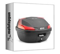 givi baúl b37n monolock blade negro 37 lt + soporte compatible con mbk skycruiser 125 2005 2006 2007 2008 2009 mototopgun b37n + sr355m