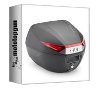 givi baúl c30n monolock negro 30 lt c30n + soporte compatible con cfmoto 300 nk 2021 2022 2023 mototopgun c30n + sr9224