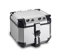 GIVI Trekker Outback 42 Topcase de aluminio Gris Plata un tamaño