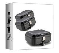 givi baúl dlm30b + maletas laterales dlm30b trekker dolomiti aluminio negro 90 lt + soporte compatible con honda nc 750 x/dct 2014 2015 mototopgun dlm30b + dlm30b + dlm30b + pl1111 + 1111fz + m5