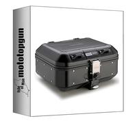 givi baúl dlm30b monokey Trekker dolomiti Aluminio Negro 30 lt + Soporte Compatible con Benelli leoncino 800 2022 2023 2024 mototopgun dlm30b + 8713fz + m5