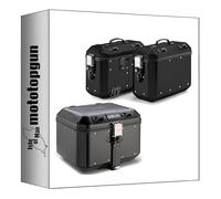 givi baúl dlm46b + maletas laterales dlmk36bpack2 trekker dolomiti aluminio negro 118 lt + soporte compatible con honda x-adv 750 2025 mototopgun dlm46b + dlmk36bpack2 + plo1188mk + sr1188 + m5