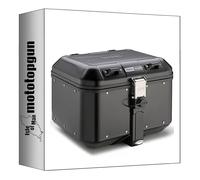 givi baúl dlm46b monokey Trekker dolomiti Aluminio Negro 46 lt + Soporte Compatible con Benelli leoncino 800 2022 2023 2024 mototopgun dlm46b + 8713fz + m5
