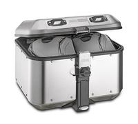 GIVI Baúl Maletero MONOKEY Trekker Dolomiti De Aluminio Natural 46 Lt