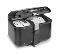 GIVI Baúl Maletero MONOKEY Trekker Dolomiti De Aluminio Pintado Negro 46lt