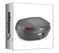 givi baúl monokey arena negro 45 lt 6kg + soporte compatible con triumph tiger 800 xc/xr 2018 2019 mototopgun v45n + sra6401