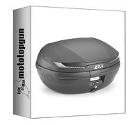 givi baúl monokey arena negro tech 45 lt 6kg por portapaquetes original + soporte compatible con yamaha xt 1200 ze super ténéré 2014 2015 2016 2017 2018 2019 2020 mototopgun v45nt + sra2101