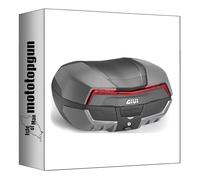 givi baúl monokey maxia 5 Graphite 58 lt 6kg + Soporte Compatible con Yamaha fjr 1300 2013 2014 2015 2016 2017 2018 2019 2020 mototopgun v58nng + sra2109