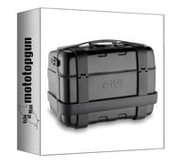givi baúl monokey trekker aluminio negro 46 lt 6kg + soporte compatible con triumph tiger 800 xc/xr 2018 2019 mototopgun trk46b + sra6401