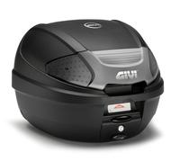 GIVI Baúl Negro Con Catadióptrico Plateado Incluido Kit De Placa Universal