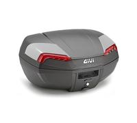 GIVI Baúl RIVIERA 46 LT Negro Con 2 Plástico Gris Placa Kit Universal