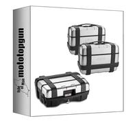 givi baúl trk33n + maletas laterales trk33pack2 trekker 99 lt + soporte compatible con yamaha tracer 900 / gt 2018 2019 2020 mototopgun trk33n + trk33pack2 + plr2139 + sr2139 + m5