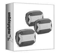 givi baúl trk35bn + maletas laterales trk35bnpack2 trekker lite grigio 105 lt + soporte compatible con honda cb 500 x 2017 2018 mototopgun trk35bn + trk35bnpack2 + pl1121 + pl1121kit + sr1171 + m5