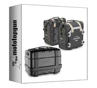 givi baúl trk46b + alforjas laterales grt709b trekker canyon negro 116 lt + soporte compatible con yamaha fz6 600 / fazer 2004 2005 2006 mototopgun trk46b + grt709b + t351 + 351fz + m5