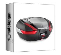 givi baúl v47n monokey Aluminio 47 lt + Soporte Compatible con Benelli TRK 502 2021 2022 2023 2024 mototopgun v47n + sr8711 + e251