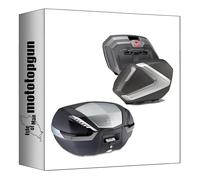givi baúl v47nt + maletas laterales v37nt argento tech 121 lt + soporte compatible con honda cb 500 x 2013 2014 2015 2016 mototopgun v47nt + v37nt + plx1121 + sr1171 + m5