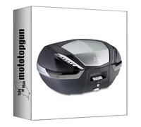 givi baúl v47nt monokey Plata Tech 47 lt + Soporte Compatible con Benelli TRK 702 x 2023 2024 mototopgun v47nt + sr8717