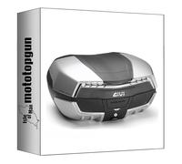 givi baúl v58nt monokey maxia 5 Plata Tech 58 lt + Soporte Compatible con Benelli TRK 702 x 2023 2024 mototopgun v58nt + sr8717