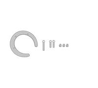 GIVI BF Sistema Tanklock para Bolsas de Tanque TANKLOCK (Black,One Size)