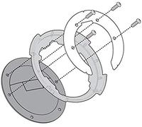 Givi BF23 Fijación Lock Mochilas de Depósito