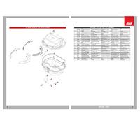 Givi Blade Logo Cromo para B37/47, Negro, Talla 40