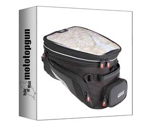 givi bolsa xs320y depósito tanklock negro 15 lt + soporte compatible con triumph tiger 1200 gt explorer 2022 2023 2024 mototopgun xs320y + bf74
