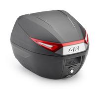 Givi C30N Monolock Topcase (Negro/Rojo) Capacidad: 30L