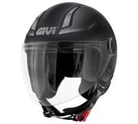 GIVI Casco demi jet 11.7 negro H117BN90060 talla XL