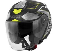 GIVI Cascos X.25 Trace Matt Black / Titanium / Yellow XS