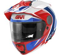 Givi X.27 Tourer Graphic, casco abatible L (60) male Blanco/Azul/Rojo