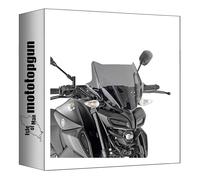 givi cúpula ahumada 2166a + soporte compatible con yamaha mt 125 2020 2021 2022 2023 2024 mototopgun 2166a + a2166a