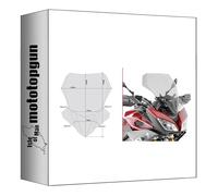 givi cúpula ahumada d2122s compatible con yamaha mt-09 mt09 tracer 2015 2016 2017 mototopgun d2122s