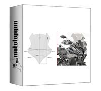 givi cúpula ahumada d2139s compatible con yamaha tracer 900 / gt 2018 2019 2020 mototopgun d2139s