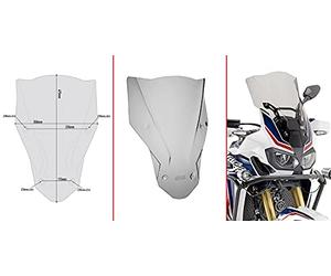 givi d1144s parabrisas compatible con honda crf 1000 l africa twin 2016 2017 mototopgun