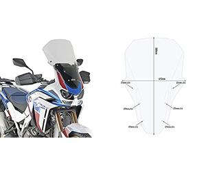 givi d1178st parabrisas compatible con honda crf 1100 l africa twin adventure sports 2020 2021 2022 mototopgun
