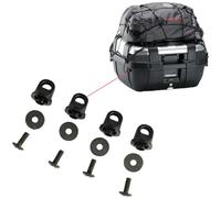 Givi E125 - Kit de 4 anillas para anclaje de red elástica T10N en Trekker