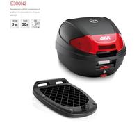 GIVI E300N2 Kit Baúl 30LT Placa Universal PIAGGIO Beverly 250 Ie