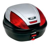 Givi E370N Monolock Baúl con Placa con Cover Negro, Carga Máxima 3 Kg